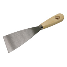 PK-009 Carbon Steel Putty Knife High Quality Economic Price Paint Scraper Wooden Handle